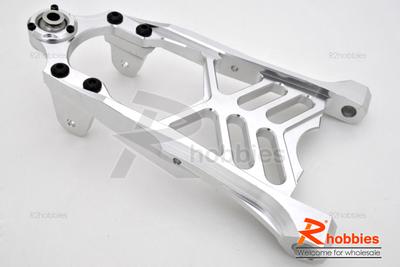 KM HPI Baja 5B 5T SS-Alloy Front lower control arm (Silver)