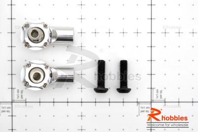 KM HPI Baja 5B 5T SS-Alloy Rear upper arm ball kit (Silver)