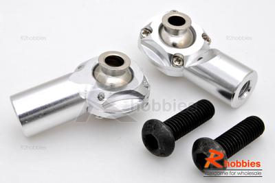 KM HPI Baja 5B 5T SS-Alloy Rear upper arm ball kit (Silver)