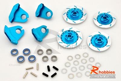 1/10 RC On-road Car Aluminium Brake Disc Kit