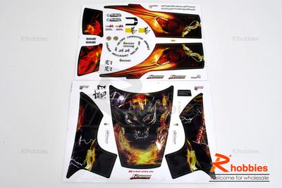 RC Car Body Prince of the Devils Decals