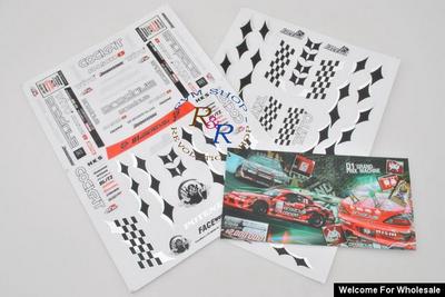 1/10 D1 Grand Prix Machine Self Adhesive Decals (2pcs)