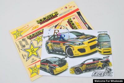 1/10 RockStar Energy Drink Self Adhesive Decals