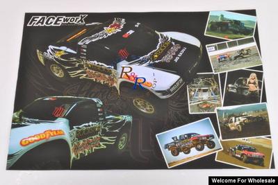 RC Car Body ROCKSATR Self Adhesive Decal