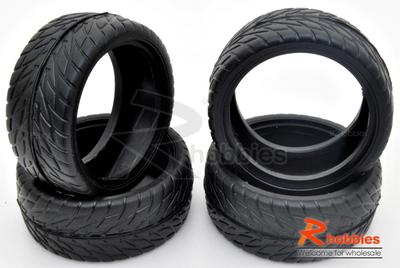 1/10 RC On-Road Car Performance Rubber Racing Tyres / Tires (4pcs)