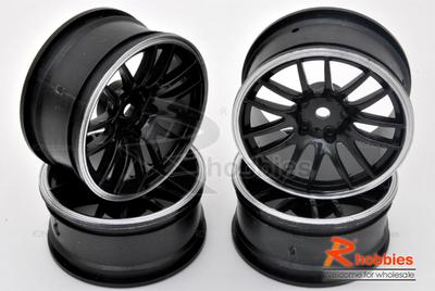 1/10 RC Car 14 Spoke Sporty Wheel 4pcs