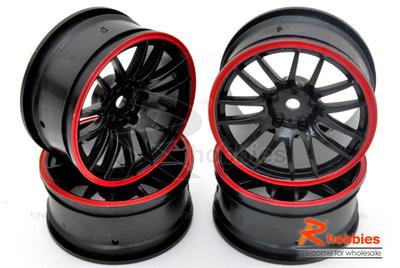 1/10 RC Car 14 Spoke Sporty Wheel 4pcs