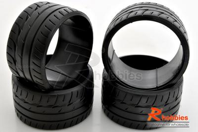 1/10 RC Car #33470 LP35 T-DRIFT BRIDGESTONE POTENZA RE-11 DRIFT Tyres / Tires (4pcs)