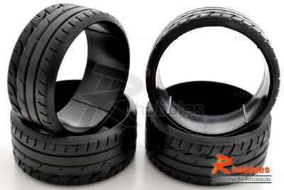 1/10 RC Car #33468 LP29 T-DRIFT BRIDGESTONE POTENZA RE-11 DRIFT Tyres / Tires (4pcs)