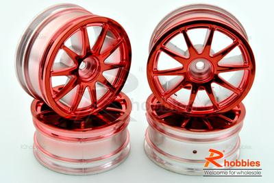 1/10 RC Car Metallic Plate 10 Talons HPI Wheel Set