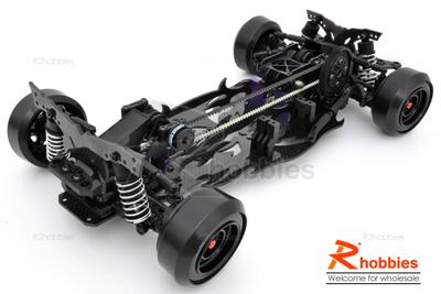 1/10 RC TEH-R31/ OTR-R31 EP 3-Belt Drive Drift Car Carbon Fiber Chassis Scorpion Upgraded Assembled Kit