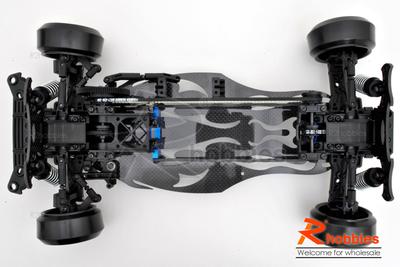 1/10 RC TEH-R31 / OTR-R31 EP 3-Belt Drive Drift Car Carbon Fiber Chassis DANCE FIRE Upgraded Assembled Kit