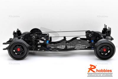 1/10 RC TEH-R31 / OTR-R31 EP 3-Belt Drive Drift Car Carbon Fiber Chassis DANCE FIRE Upgraded Assembled Kit