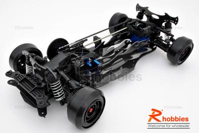 1/10 RC TEH-R31 / OTR-R31 EP 3-Belt Drive Drift Car Carbon Fiber Chassis DANCE FIRE Upgraded Assembled Kit