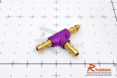 RC Boat Î¦5.0mm 3-Way T-Shape Water Tube Connector