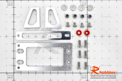 RC Boat L76 x W48 x H3mm CNC Aluminium Servo Mount (Large Size)