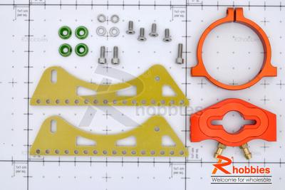 RC Boat L53 x W30 x H7mm Fiberglass 400 Brushless Motor / Engine Mount