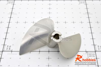 Î¦6.35 x Î¦75mm RC EP Boat CNC Aluminum Slotted Propeller