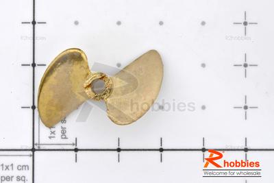 RC Boat Î¦3.18 x D32mm Copper Slotted Propeller