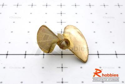 RC Boat Î¦3.18 x D32mm Copper Slotted Propeller