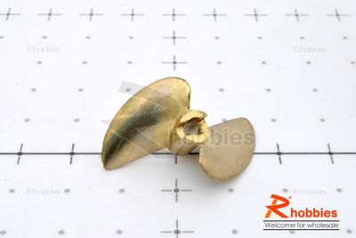 RC Boat Î¦3.18 x D32mm Copper Slotted Propeller