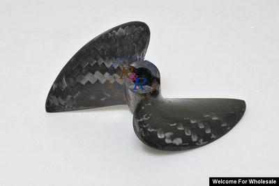 Î¦6.4mm x 70mm(D) x 22mm(H) Ultra Durable Carbon Fiber RC Boat Propeller