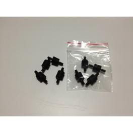 M3 Black Vibration Bobbins - Mini D (4pcs)