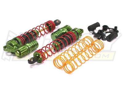 Integy Rear Piggyback Shock Set Green Blitz (2) INTT6648GREEN