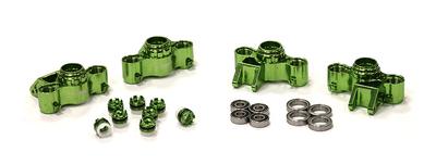 Integy Billet Machined Complete Steering Block Set (4) INTT4114GREEN