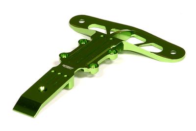 Integy Billet Machine Alloy Front Lower Skid Plate & Bumper Support INTT3530GREEN