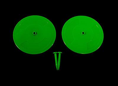 Radio Control Car Track Drift Markers Green 2 x 200mm