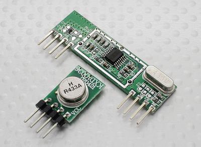 433MHz Superheterodyne 3400 RF Transmitter and Receiver