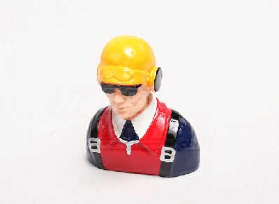 Resin Civilian Pilot Figure 80mmx68mmx35mm