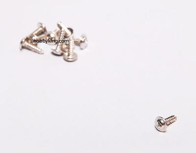 Self Tapping Screws w/shoulder M2x8 (10pcs/set)