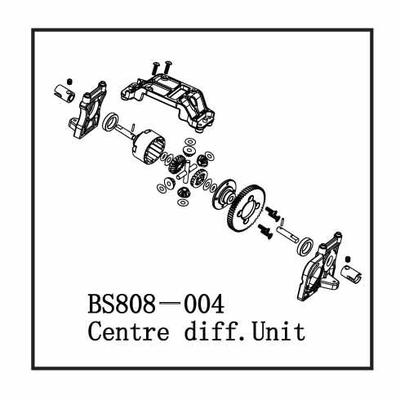 Redcat Racing Center Diff Unit REDBS808-004