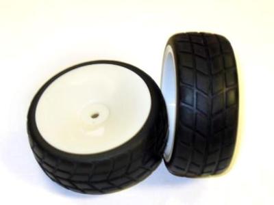 Redcat Racing White Wheels and Tires 2pcs RED02117W