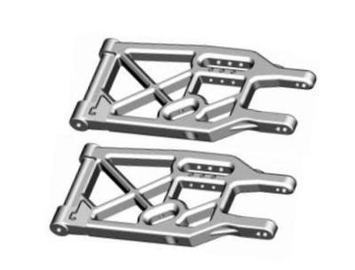 Redcat Racing Rear Lower Suspension Arm Al. 2pc RED860004