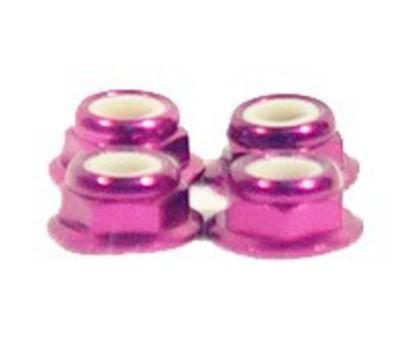 Racers Edge 4Mm Alum Flanged Lock Nut Thin RCE10280P