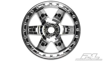 Pro-Line Desperado 3.8 Black Chrome Zero Offset 17mm Wheel PRO2732-11