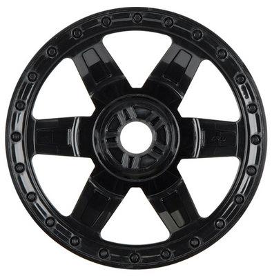 Pro-Line Desperado 3.8" Black 0 Offset 17mm Wheels PRO273203