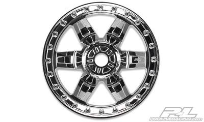 Pro-Line Desperado 3.8 Black Chrome 1/2 Offset 17mm Wheel PRO2733-11