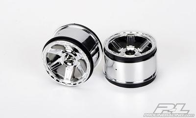 Pro-Line Desperado 2.8 Chrome Wheels (2) Traxxas PRO272901