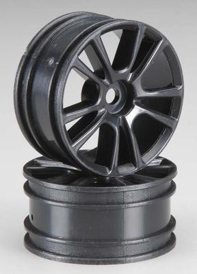 Thunder Tiger 10 Spoke Sport 26mm Wheels 2 Black Sparrowhawk TTRPD9112