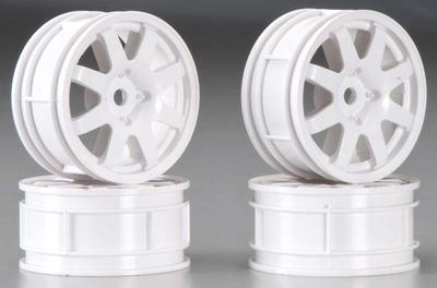 Thunder Tiger 1/10 Wheel 8-Spoke 26mm White TTRPD0639