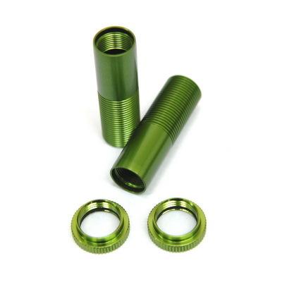 ST Racing Alum FR Threaded Shock Bodies w/Collar EXO (Green) SPTSTA80096G