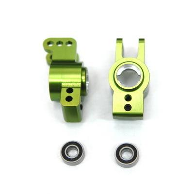 ST Racing Alum Rear Hub Carriers w/ Bearings EXO (Green) SPTSTA80104G