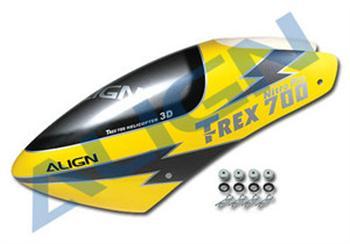 Align T-Rex 700N Painted Canopy Yellow AGNHC7003