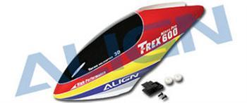 Align T-Rex 600N Painted Canopy Red AGNHC6002