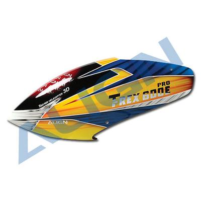 Align T-Rex 600E Pro Painted Canopy Blue/ Yellow AGNHC6602