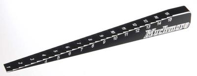 Muchmore Racing Luxury Alum Ride Height Gauge Black MMRMRHGK2